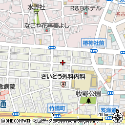 名鉄協商竹橋町第５駐車場周辺の地図