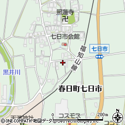 兵庫県丹波市春日町七日市138周辺の地図