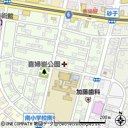 愛知県長久手市喜婦嶽615周辺の地図
