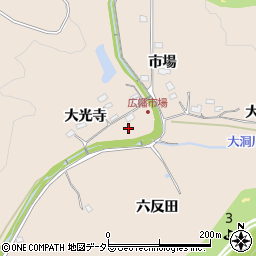 愛知県豊田市広幡町周辺の地図