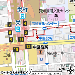 メガネの和光　丸善店周辺の地図