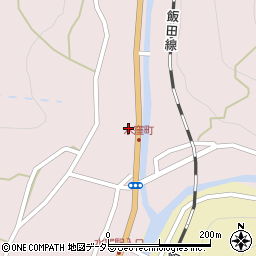 静岡県浜松市天竜区水窪町奥領家3388周辺の地図