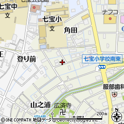 愛知県あま市七宝町桂角田58周辺の地図