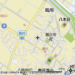 滋賀県愛知郡愛荘町島川1305周辺の地図