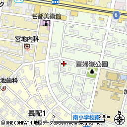 愛知県長久手市喜婦嶽1502周辺の地図