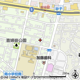愛知県長久手市喜婦嶽608周辺の地図