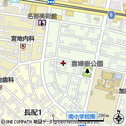 愛知県長久手市喜婦嶽1504周辺の地図