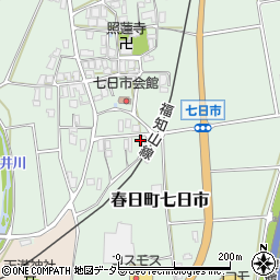 兵庫県丹波市春日町七日市441周辺の地図