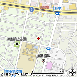愛知県長久手市喜婦嶽607周辺の地図