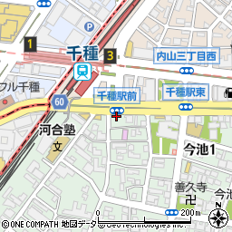 あんかけ家 千種駅前店周辺の地図