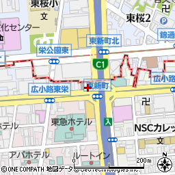 三菱ＵＦＪ銀行東新町 ＡＴＭ周辺の地図