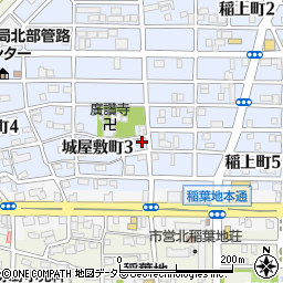 愛知県名古屋市中村区城屋敷町3丁目45周辺の地図