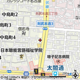 百五銀行中村支店 ＡＴＭ周辺の地図