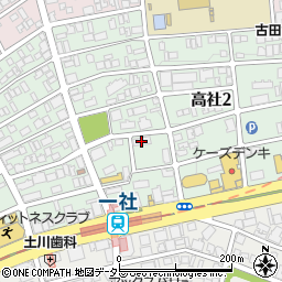 名古屋身体均整院一社院周辺の地図