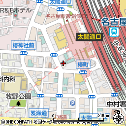 東横ＩＮＮ名古屋駅新幹線口周辺の地図