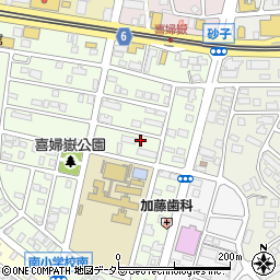 愛知県長久手市喜婦嶽604周辺の地図