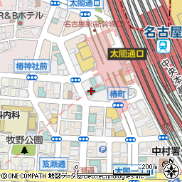 愛知県名古屋市中村区椿町7-16周辺の地図