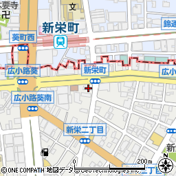 えび寿 新栄店周辺の地図