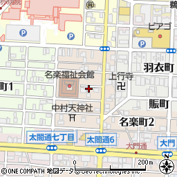 愛知県名古屋市中村区名楽町4丁目18周辺の地図