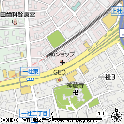愛知県名古屋市名東区社台3丁目235周辺の地図