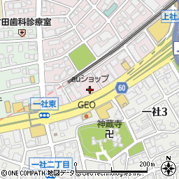 ａｕショップ　一社周辺の地図