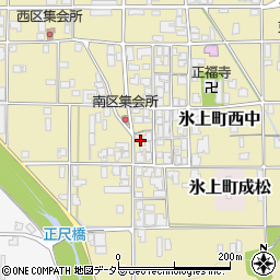 兵庫県丹波市氷上町西中460周辺の地図