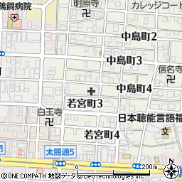 愛知県名古屋市中村区中島町4丁目32周辺の地図