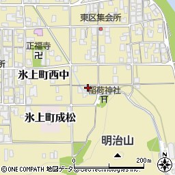 兵庫県丹波市氷上町西中212周辺の地図