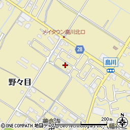 滋賀県愛知郡愛荘町島川1382-5周辺の地図