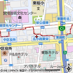 岡三リビック株式会社　名古屋支店周辺の地図