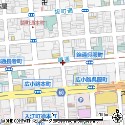 錦通七間町周辺の地図