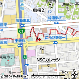 カギの救急車栄周辺の地図