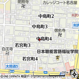 愛知県名古屋市中村区中島町4丁目38周辺の地図