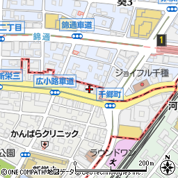 三菱地所パークス千種駅西コインパーキング周辺の地図