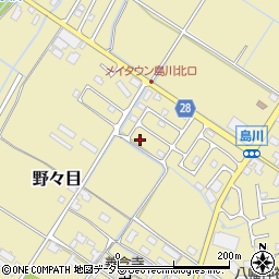滋賀県愛知郡愛荘町島川1382-14周辺の地図