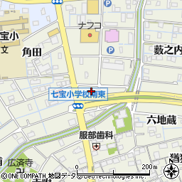 さかい珈琲 七宝店周辺の地図