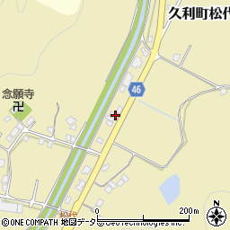 島根県大田市久利町松代95周辺の地図
