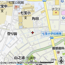 愛知県あま市七宝町桂角田55周辺の地図