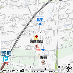 ウエルシア富士松本店周辺の地図