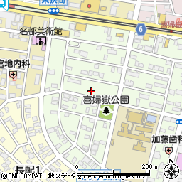 愛知県長久手市喜婦嶽1715周辺の地図