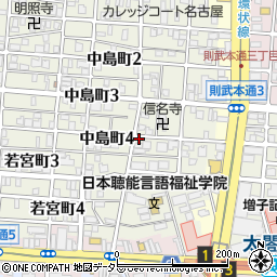 リパーク名古屋中島町４丁目駐車場周辺の地図