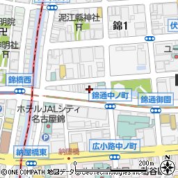 鉄道・運輸機構関東甲信工事局　名古屋事務所周辺の地図