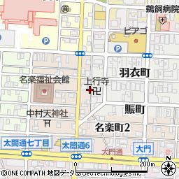 愛知県名古屋市中村区名楽町4丁目16周辺の地図