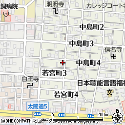 愛知県名古屋市中村区中島町4丁目34周辺の地図