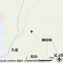 愛知県豊田市新盛町（松山）周辺の地図