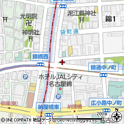 A resturangel Kobekan 神戸館 錦通店周辺の地図