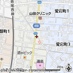 愛知県津島市西愛宕町2丁目169周辺の地図