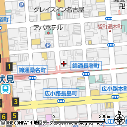 愛知県庁労働局　就業促進課・ヤングジョブあいち周辺の地図