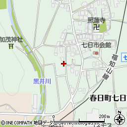 兵庫県丹波市春日町七日市369周辺の地図