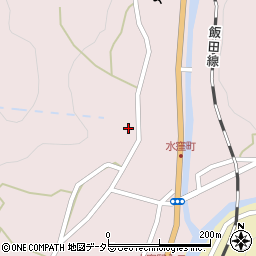 静岡県浜松市天竜区水窪町奥領家3512-2周辺の地図